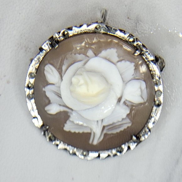 Real Shell Cameo Pin/Pendant - Picture 8 of 11